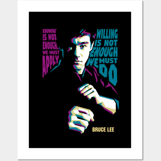 Bruce quote Posters and Art